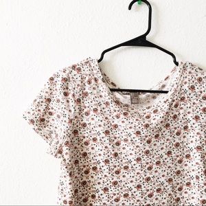 FOREVER 21 FLORAL TEE